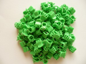 3/444-0,10 Krabiki mini zielone