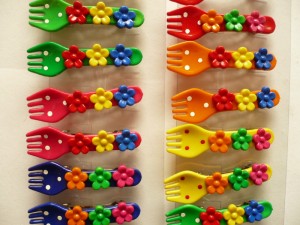 11/036B-0,80 Klamerki mini - widelce