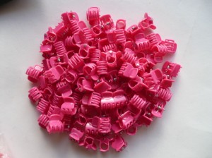 3/429B-0,12 Krabiki chwytaczyki 1,5 cm - ciemny róż