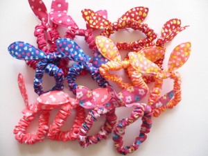 5/251A-0,70 Małe gumki owijki z kokardką