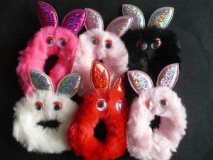 11/197 -3,00 Gumki misiowe z uszami 6 szt.