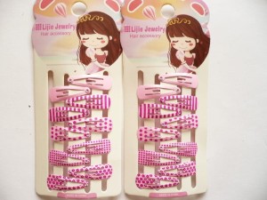 8/129D-0,25 Pyki małe 3 cm - 10 szt. różowe