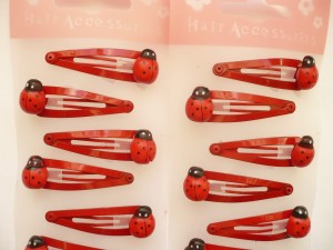 11/026B-0,80 Biedronki matowe małe na pyku 12 szt.