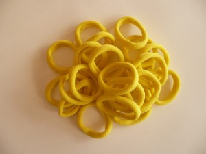 5/017K-6,00 Gumki silikonowe żółte 3 m - 50 szt.