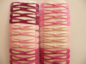 8/162-0,15 Pyki średnie różowe 40 szt.