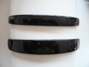 1/048A-1,00 Opaska czarna 1,2 cm