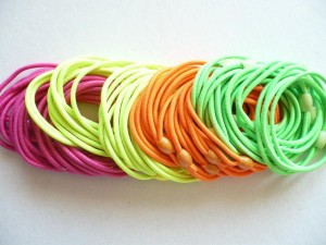 5/186-0,30 Gumki cienkie podwójne z klipsem