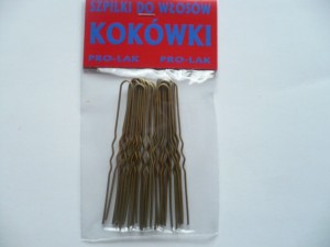 4/017B-3,00 Szpilki, fryzjerki złote