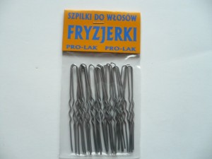 4/017C-3,00 Szpilki, fryzjerki srebrne