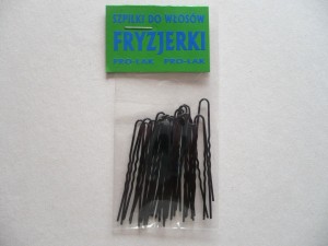 4/018-2,50 Szpilki, fryzjerki czarne krótkie