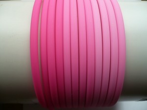 1/033E-1,50 Opaski kauczukowe różowe - 6 szt.