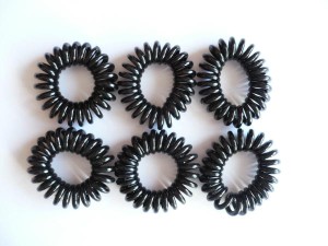 5/241-0,50 Gumka spiralka czarna 3,5 cm