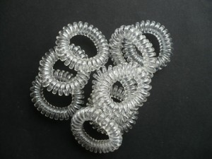 5/239-0,60 Gumki spiralki przezroczyste