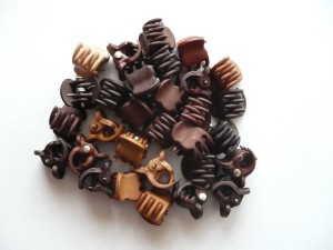 3/410-0,28 Krabiki kauczukowe mini brąz