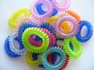 5/242A-0,50 Spiralki przezroczyste kolorowe 20 szt.