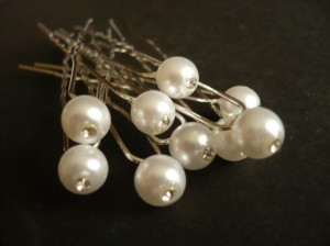 4/037A-0,70 Szpilka do koka z perłą