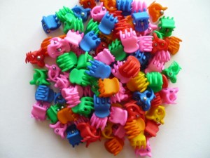 3/413-0,28 Krabiki kauczukowe mini kolorowe