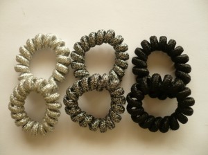 5/247C-0,80 Gumki spiralki brokatowe