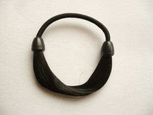 10/077A-0,80 Gumka z włosów - czarna