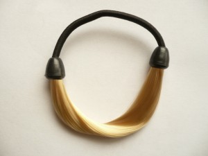 10/077B-0,80 Gumka z włosów - blond